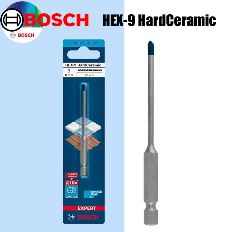 BOSCH Hex-9 Hard Ceramic Drill - Ceramic Tile Floor ulasan dan harga