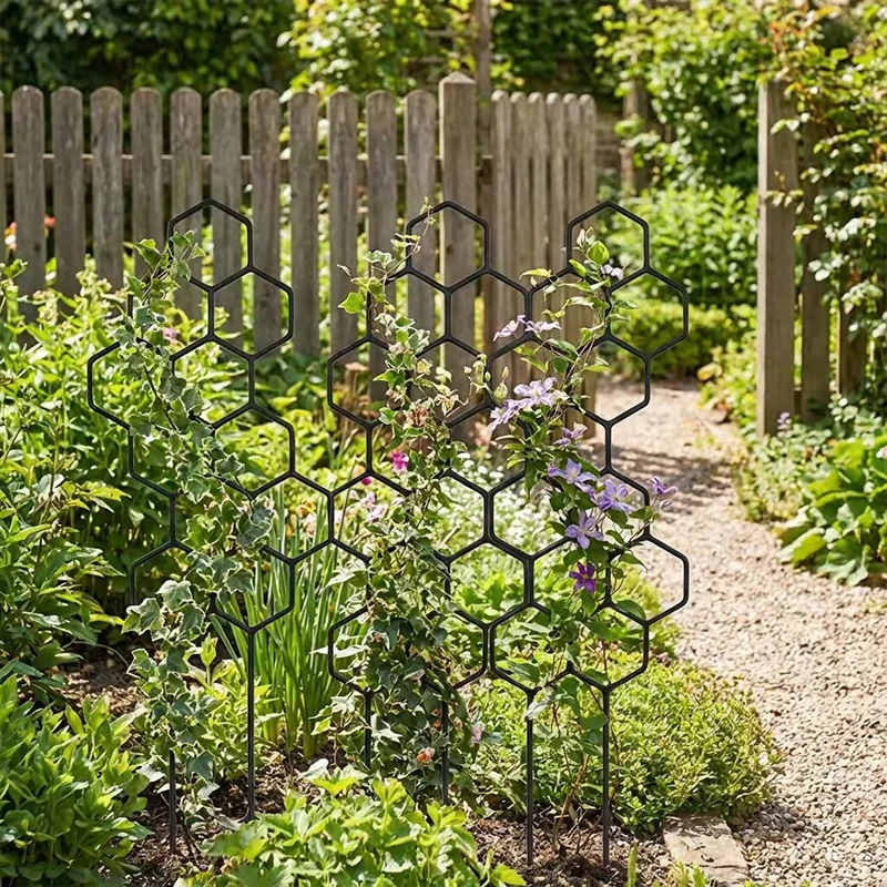 2/4pcs Honeycomb Design Plant  - Vine Climbing Plastic ulasan dan harga