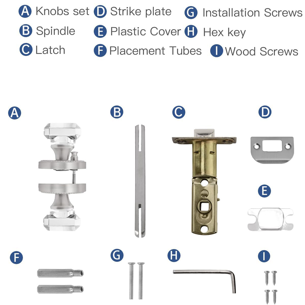 Brushed Crystal Door Handle, P - Glass Door Hinge ulasan dan harga